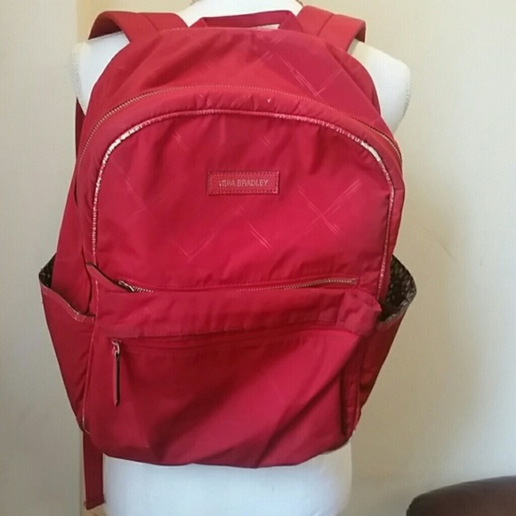 Vera Bradley red preppy poly backpack bookbag main image 4